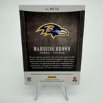 Marquise Brown 2019 Panini Black Friday RC Cracked Ice #’08/25