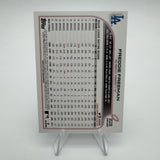 Freddie Freeman 2022 Topps Update Rainbow Foil