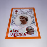 Joe Montana 2021 Panini Illusions King of Cards Orange