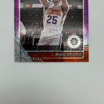 Mikal Bridges 2019-20 NBA Hoops Premium Stock Purple Disco Prizm