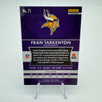 Frank Tarkenton 2015 Panini Prizm Violet Purple Prizm