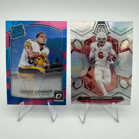 James Conner 2017 Panini Optic Rated Rookie Pink Prizm