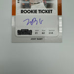 Joey Bart 2021 Panini Contenders Rookie Ticket Auto