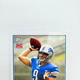 Matthew Stafford 2009 Topps Rookie Card