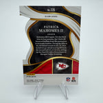 Patrick Mahomes 2023 Panini Select Club Level Die Cut Silver Prizm