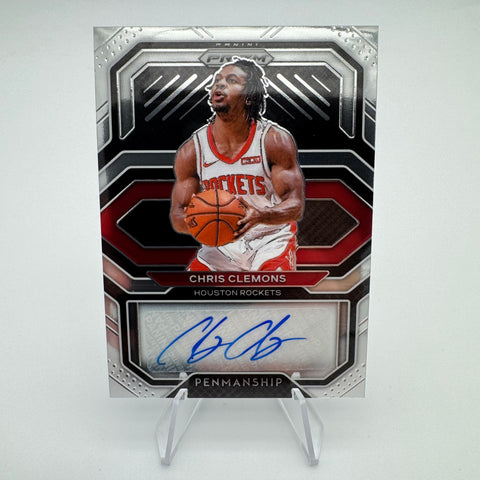 Chris Clemons 2020-21 Panini Prizm Penmanship Autograph