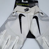 Nike Huarache Elite Batting Gloves White