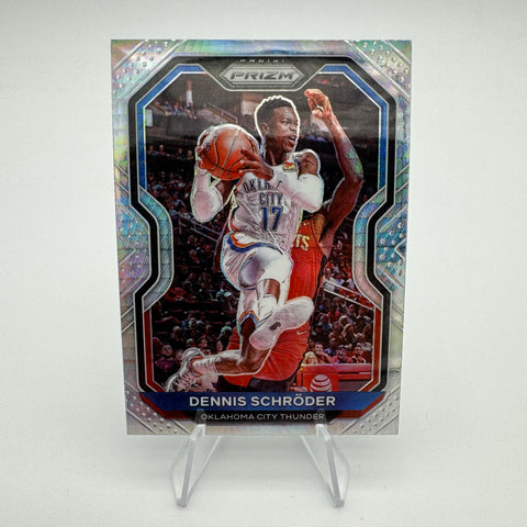 Dennis Schroder 2020-21 Panini Prizm Silver Hyper Prizm