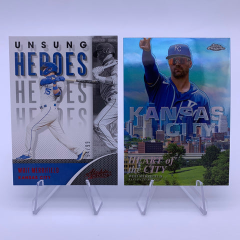 Whit Merrifield 2021 Absolute Unsung Heroes Red /99