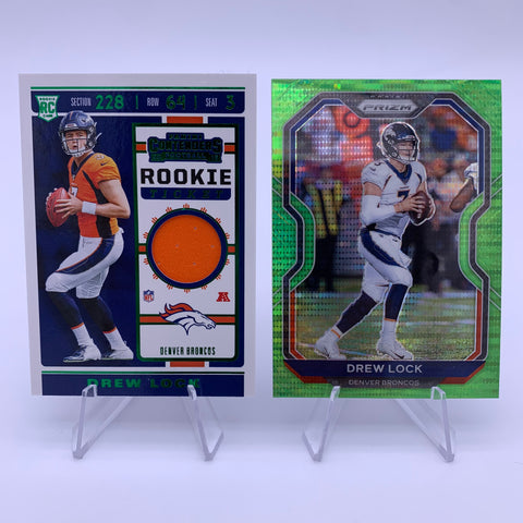 Drew Lock 2019 Panini Contenders Rookie Ticket Swatch