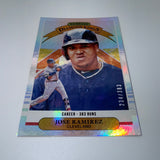 Jose Ramirez 2019 Panini Donruss Diamond Kings Stat Line /383