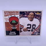 Corey Dillon 2001 Topps Finest Stadium Throwbacks