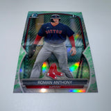 Anthony Roman 2023 Bowman Chrome 1st Lunar Glow Refractor
