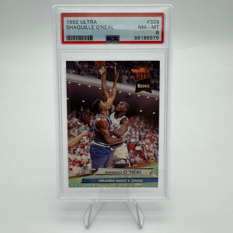 PSA 8 Shaquille O'Neal 1992-93  Fleer Ultra Rookie