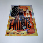 Anthony Edwards 2021-22 Panini Optic T-Minus 3.2.1 Silver Prizm