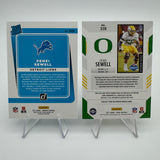 Penei Sewell 2021 Panini Donruss Rated Rookie Green Press Proof