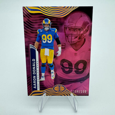 Aaron Donald 2022 Panini Illusions Trophy Collection Pink /399