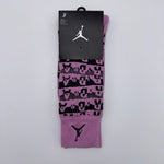 Air Jordan Crew Socks Orchid
