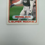 Michael Irvin 1989 Topps Super Rookie