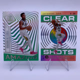 Donovan Mitchell 2020-21 Panini Illusions Clear Shots/Amazing Green Parallel