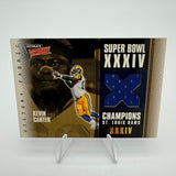 Kevin Carter 2000 Upper Deck Ultimate Victory Super Bowl XXXIV Victory Fabric