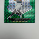 Will Shipley 2024 Panini Mosaic Rookies Green Mosaic Prizm