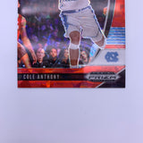 Cole Anthony 2020-12 Flux RC Silver Pulsar/ Prizm Red Cracked Ice Lot