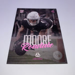 Rondale Moore 2021 Clearly Donruss Rated Rookie Auto