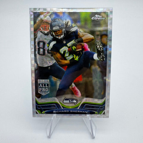 Richard Sherman 2013 Topps Chrome XFracter
