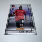 Jeremy Doku 2021-22 Topps Merlin Pink Mojo Refractor /275