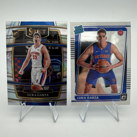 Luka Garza 2021-22 Panini Select RC Silver Prizm