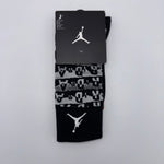 Air Jordan Crew Socks Black/Grey