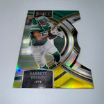 Garrett Wilson 2023 Panini Select Green Yellow Prizm