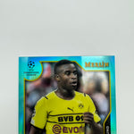 Youssoufa Moukoko 2021-22 Topps Merlin Aqua Refractor /199