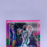 Jaylen Brown 2020-21 Panini Optic Silver Pulsar/Pink Hyper Prizm Lot