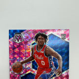 Tyrese Maxey 2020-21 Panini Mosaic RC Pink Camo Prizm