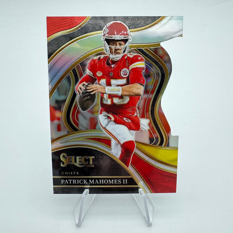 Patrick Mahomes 2023 Panini Select Club Level Die Cut Silver Prizm