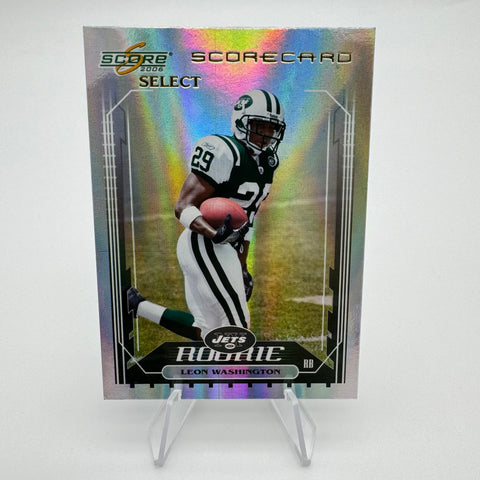 Leon Washington 2006 Score Select Rookie Scoreboard /100