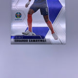 Eduardo Camavinga 2021 Panini Mosiac RC Silver Reactive Prizm