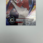 Hunter Greene 2022 Bowman Platinum RC Ice Foil