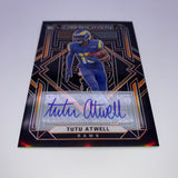 TuTu Atwell 2021 Panini Obsidian RC Electric Etch Orange Auto /75