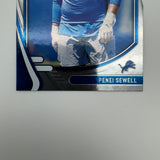 Penei Sewell 2021 Panini Select RC Green & Yellow Shock Prizm