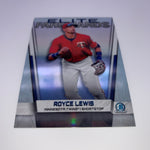 Royce Lewis 2020 Bowman Chrome Sapphire/Elite Farmlands Lot