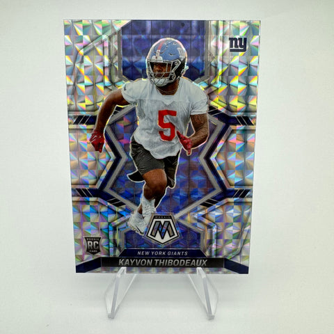 Kayvon Thibodeaux 2022 Panini Mosaic RC Silver Reactive Prizm