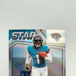 Travis Etienne Jr 2021 Panini Rookies & Stars RC Star Studded Silver Prizm