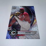 Hunter Greene 2022 Bowman Platinum RC Ice Foil