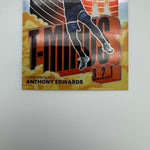 Anthony Edwards 2021-22 Panini Optic T-Minus 3.2.1 Silver Prizm