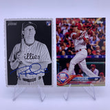 Rhys Hoskins 2018 Topps Heritage RC 1969 Deckle Edge