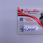 Javonte Williams 2021 Panini Immaculate Collection Signature Moves RC /25