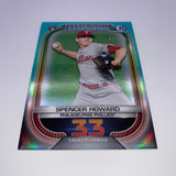 Spencer Howard 2021 Bowman Chrome Top 100 Aqua Refractor /125